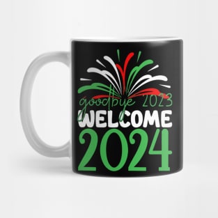 goodbye 2023 welcome 2024 Mug